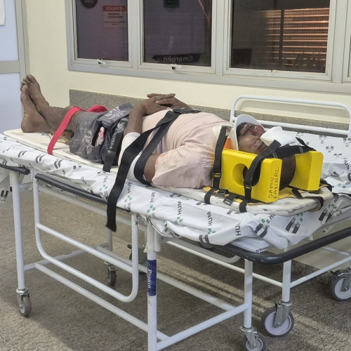 Homem embriagado sofre acidente grave ao ser atropelado na Avenida Colombo