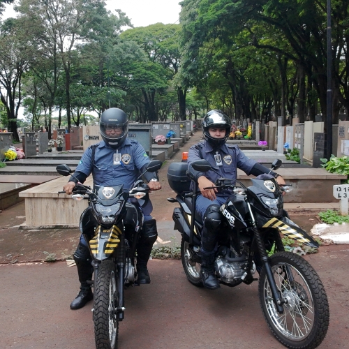 Cemitério Municipal já conta com vigilância motorizada 24h