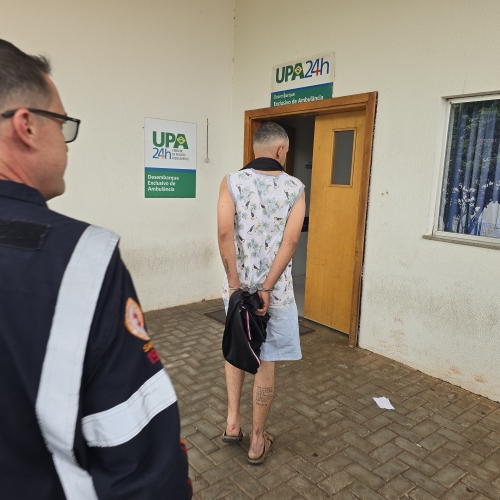 Briga em família termina com um esfaqueado e uma mulher ferida na cabeça