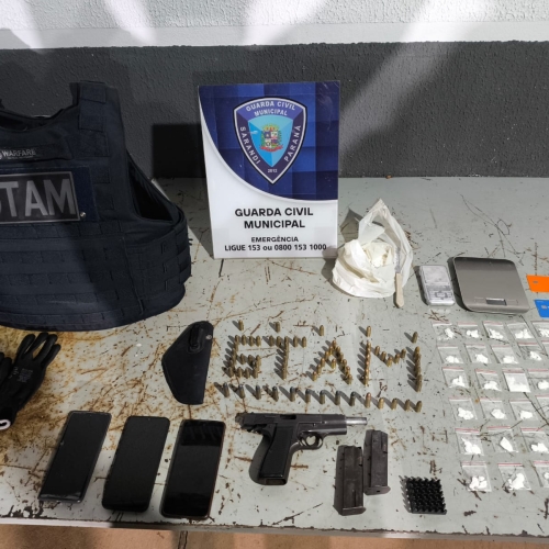 Criminoso de altíssima periculosidade é preso com arma e drogas em Sarandi