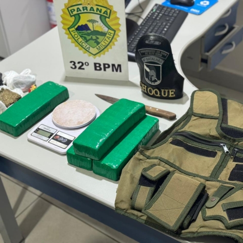 Traficantes são presos com drogas após serem abordados pela polícia em Sarandi