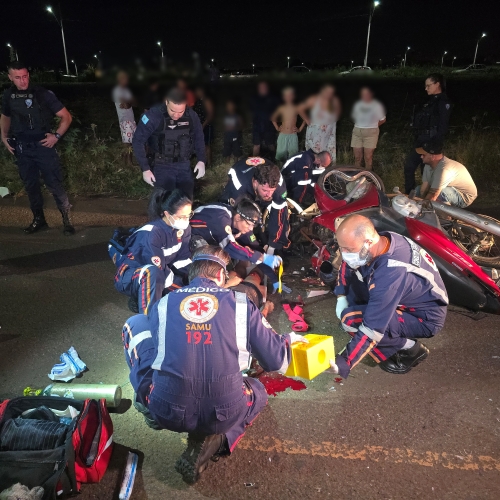 Mulher de 33 anos é entubada após sofrer acidente gravíssimo em Sarandi