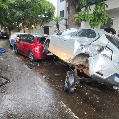 Homem sofre pico de hipoglicemia e provoca acidente na zona 4, em Maringá