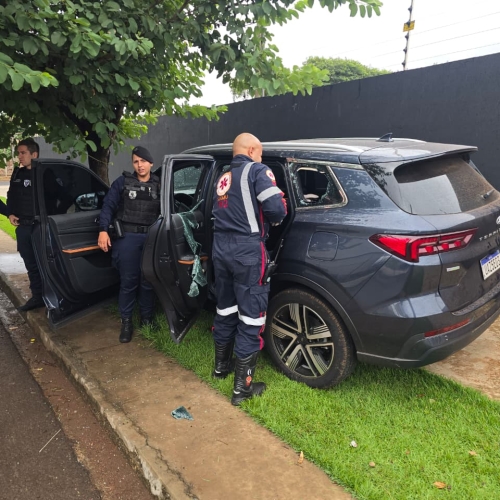 Motorista passa mal e colide contra árvore em Maringá