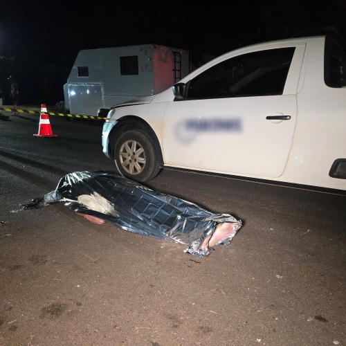 Trabalhador morre após ser atropelado por utilitário no distrito de Iguatemi