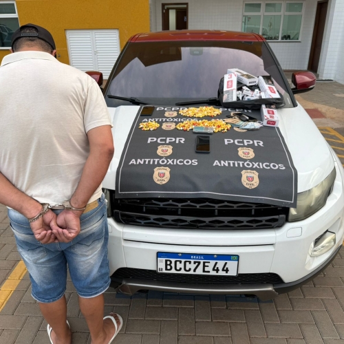 Dono de bar é preso em Maringá com grande quantidade de drogas