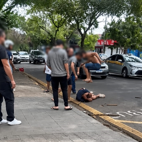 Ladrão de fios é reconhecido na rua e acaba hospitalizado após agressões
