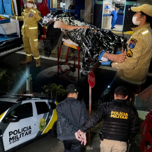 Jovem é esfaqueado dentro de residência e suspeito acaba preso em flagrante em Maringá