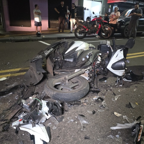 Acidente violento deixa motociclista ferido no Jardim Liberdade; vítima apresentava sinais de embriaguez