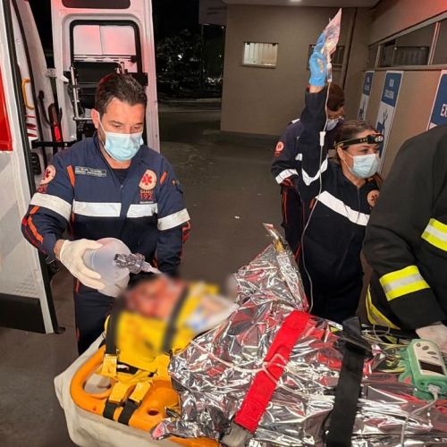 Vítima é intubada após sofrer amputação de mão em atropelamento por trem em Marialva