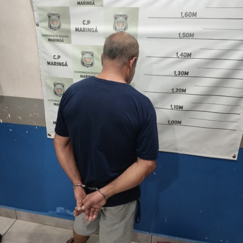 Homem de 64 anos condenado por abuso contra uma criança é preso em Maringá