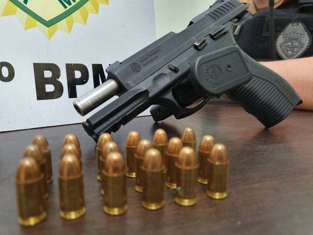 Polícia Militar de Maringá prende comerciante com arma de fogo