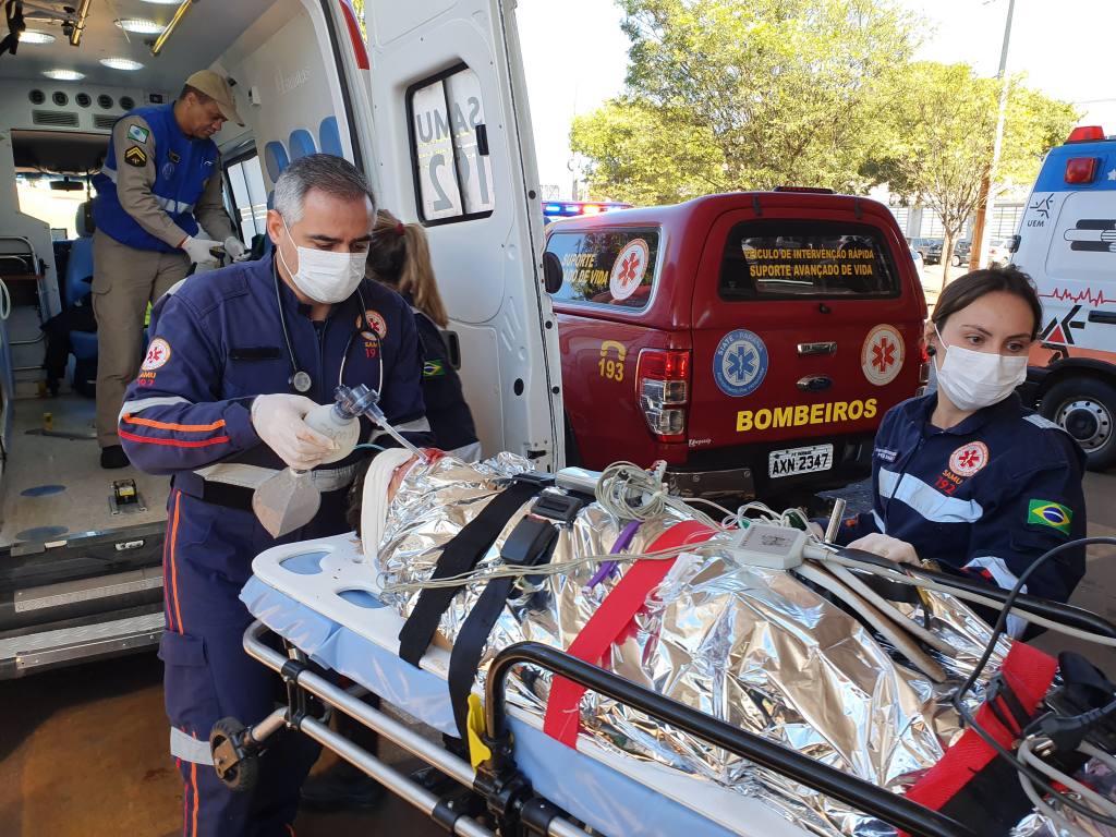 Mãe que teve filho internado na UTI por causa de um acidente agradece Samu e Bombeiros