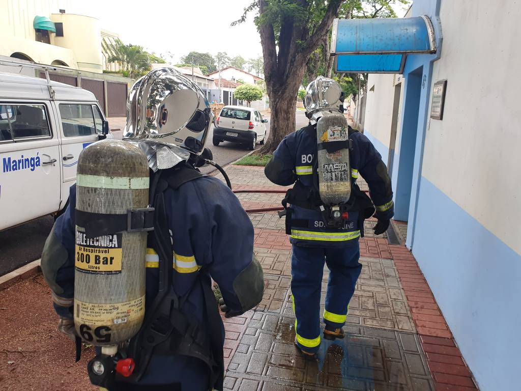 Princípio de incêndio é registrado no Hospital Psiquiátrico de Maringá