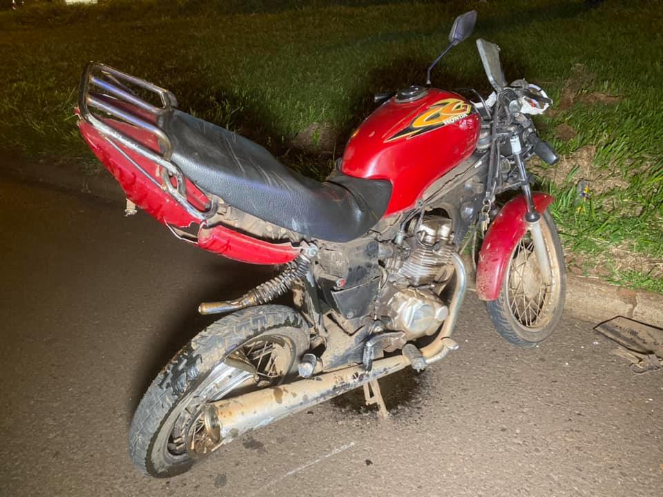 Motociclista fica ferido após ser atingido por carro na rodovia de Sarandi