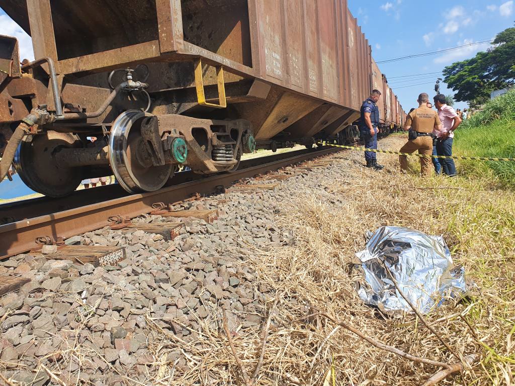 Idoso morre atropelado por trem na cidade de Sarandi