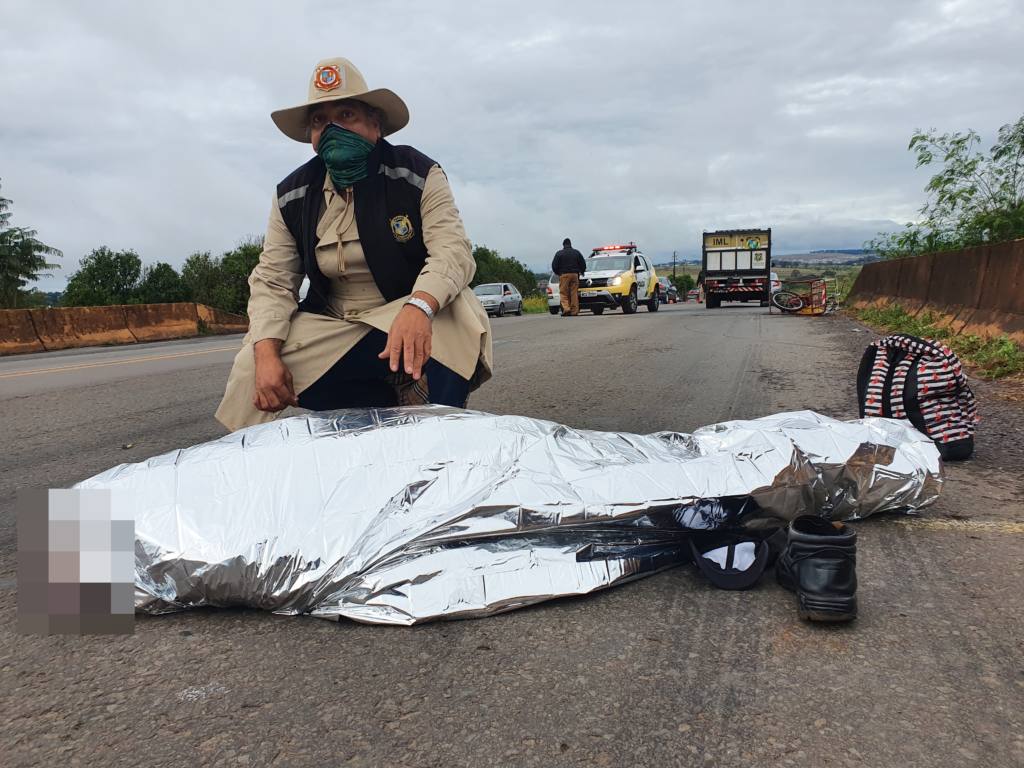 Idoso morre no Contorno Sul após ser atropelado por automóvel