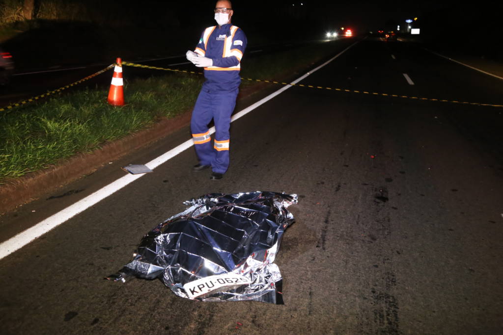 Pedestre morre atropelado por vários veículos na rodovia de Marialva