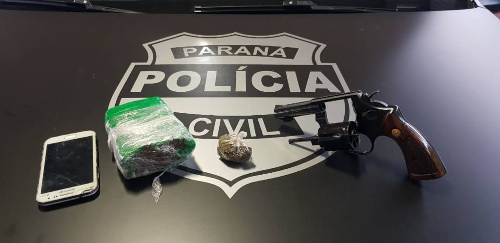 Dois suspeitos são presos com arma e drogas em Maringá