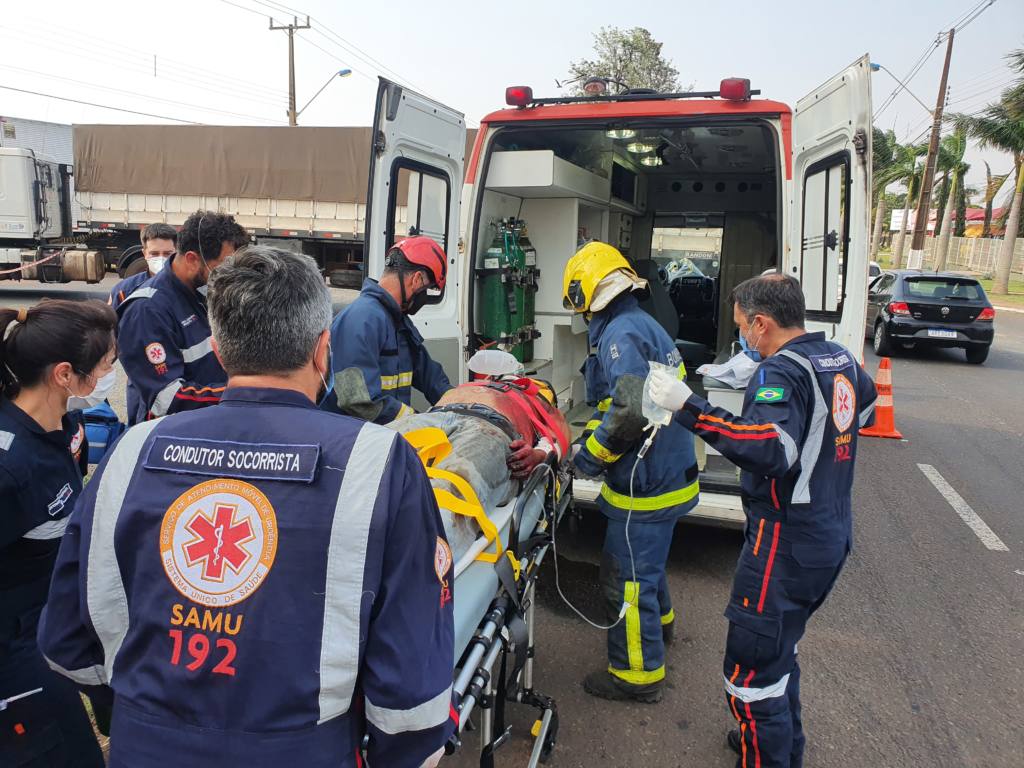 Motociclista que sofreu acidente na Avenida Morangueira morre no hospital