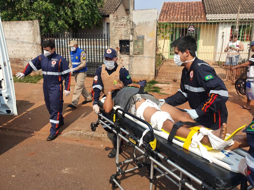 Rapaz é baleado no Conjunto Odwaldo Bueno Netto