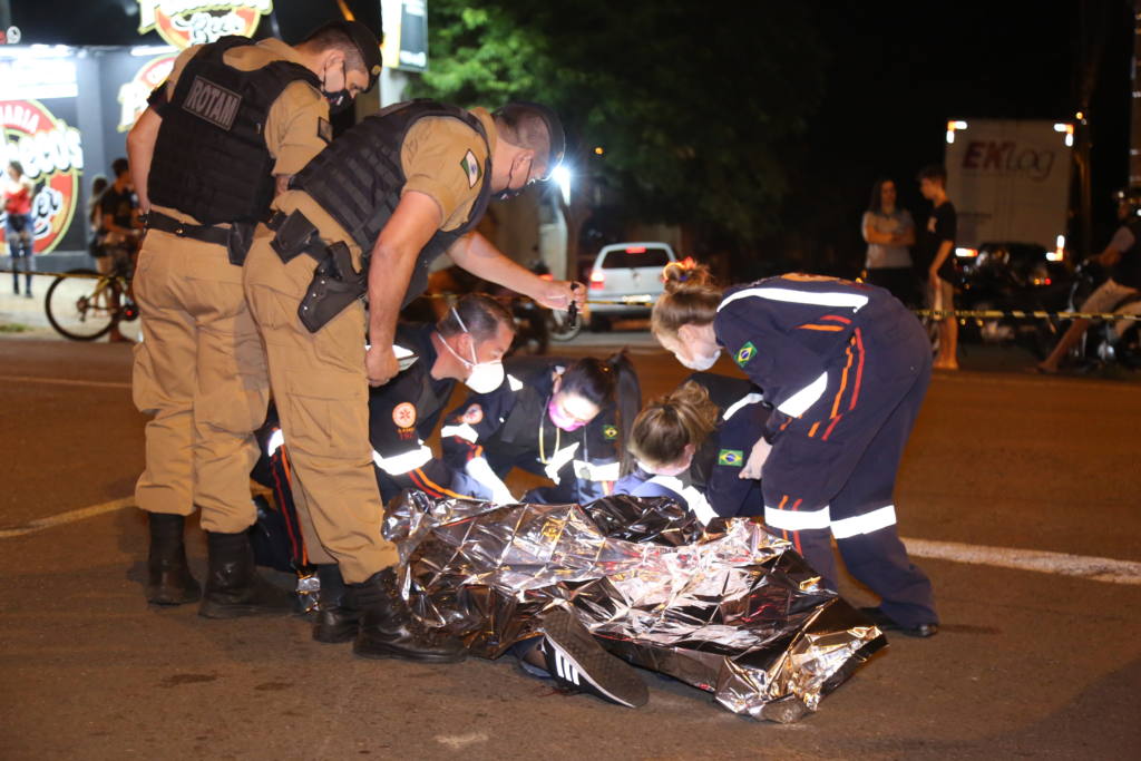 Jovem é morto a tiros na Avenida Pedro Taques em Maringá