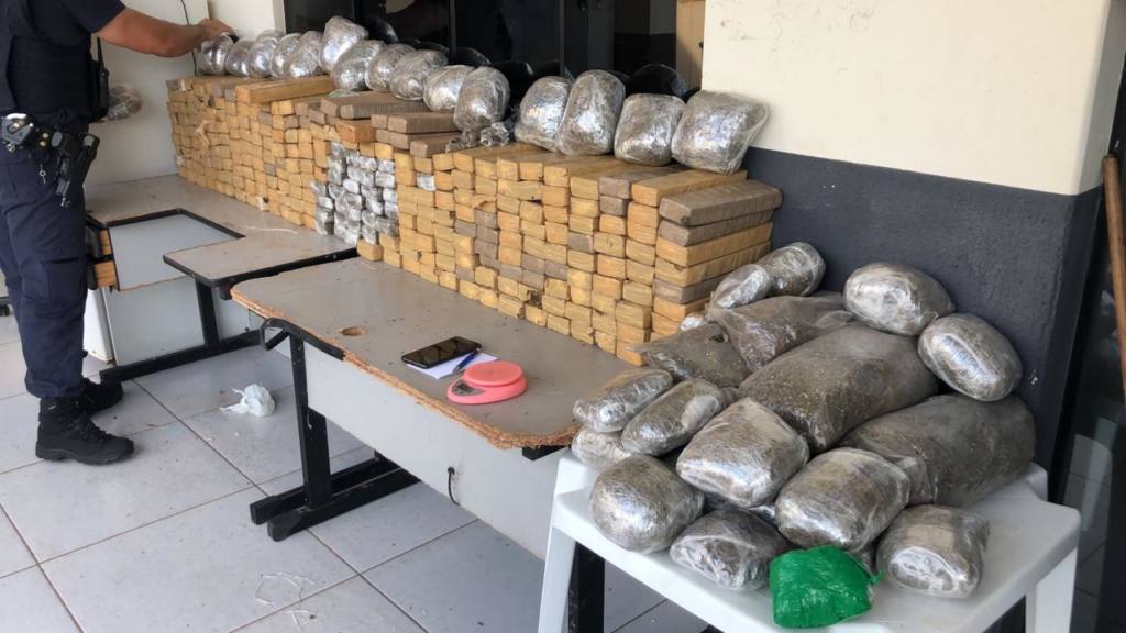 Guarda Municipal de Sarandi apreende mais de 200 kg de maconha