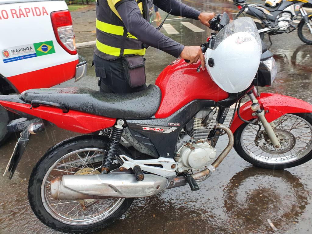 Moto que atropelou comerciante na Avenida Brasil era roubada