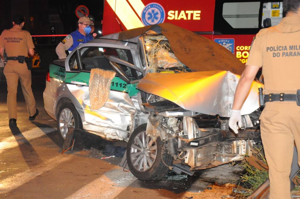 Ladrão com carro furtado mata taxista e passageiro em Maringá