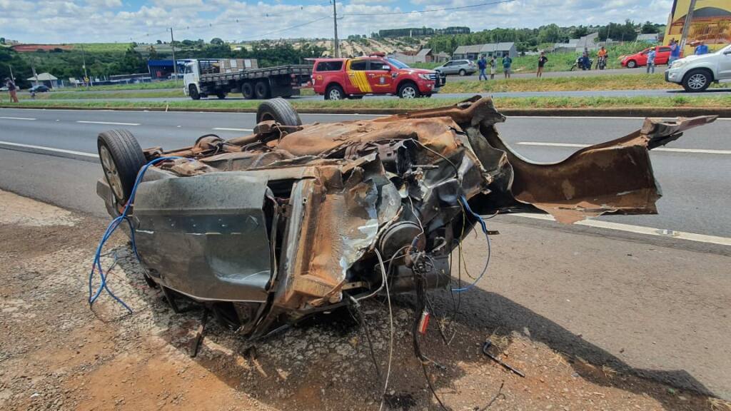 Pessoas ficam gravemente feridas em acidente na rodovia de Marialva