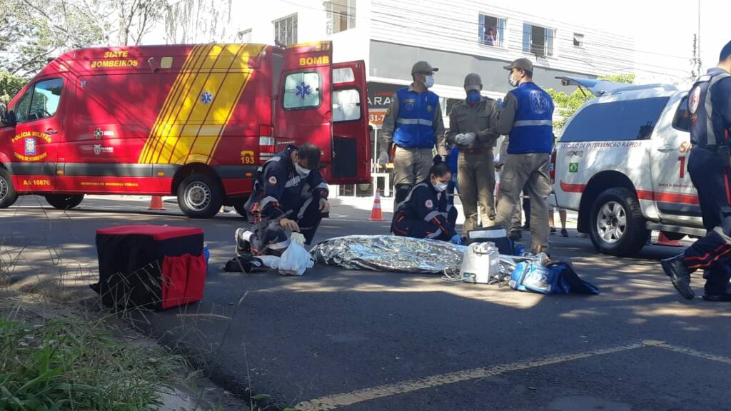 Motociclista de 37 anos morre de acidente em Maringá