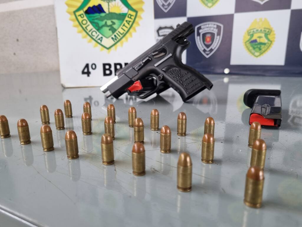 Pessoa presa por tráfico agora é detida com pistola no Jardim América