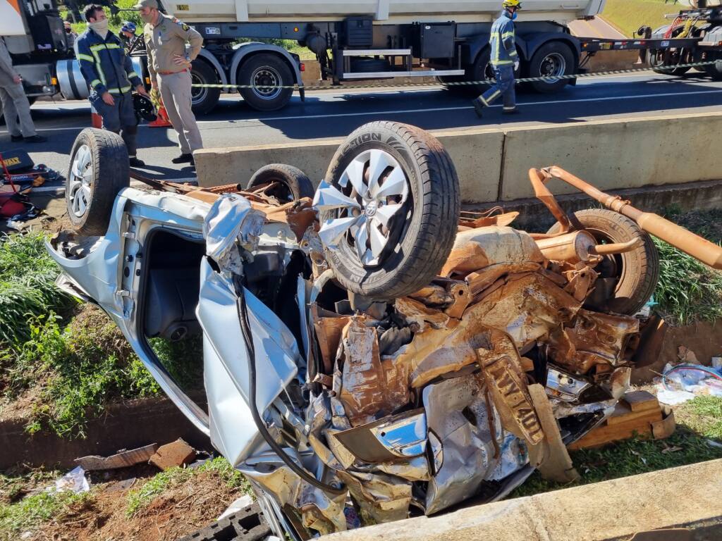 Mulher de 64 anos morre de acidente na rodovia BR-376 em Maringá