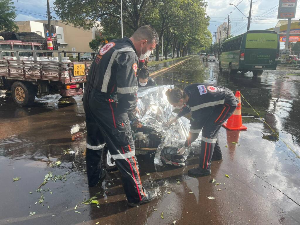 Mais um motociclista morre no trânsito de Maringá