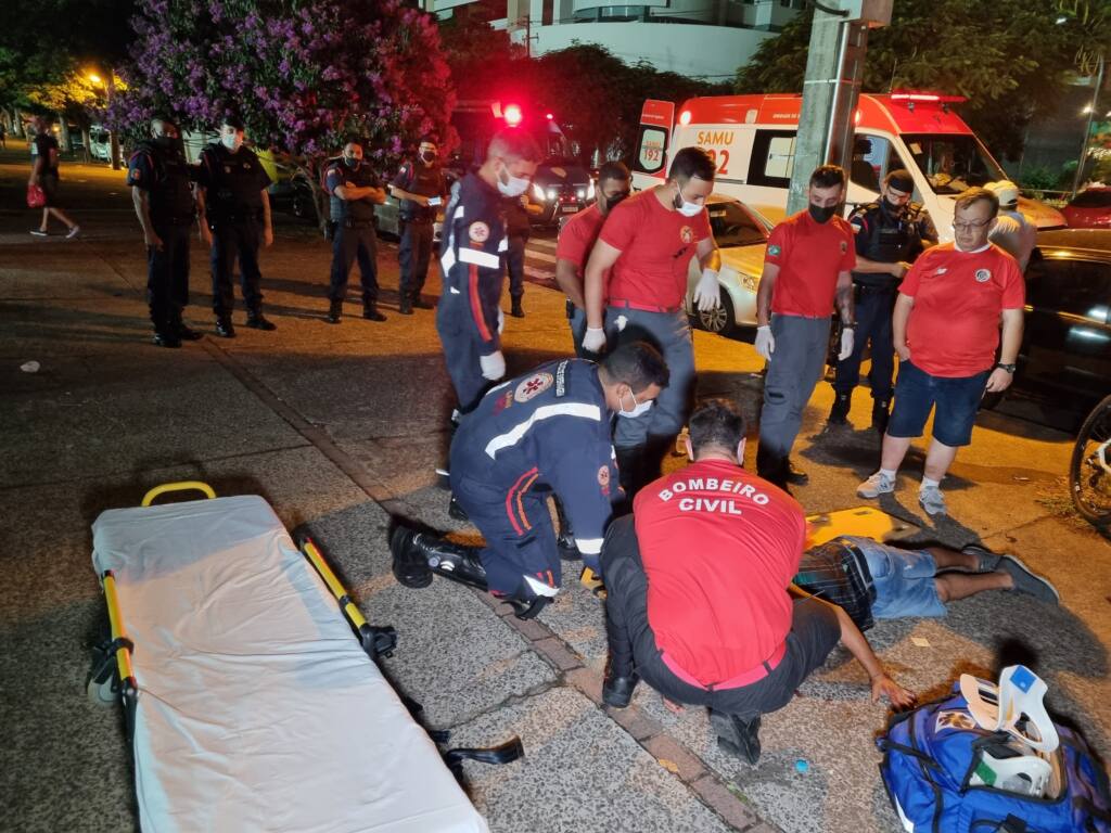 Vendedor ambulante é brutalmente agredido na zona 7 em Maringá