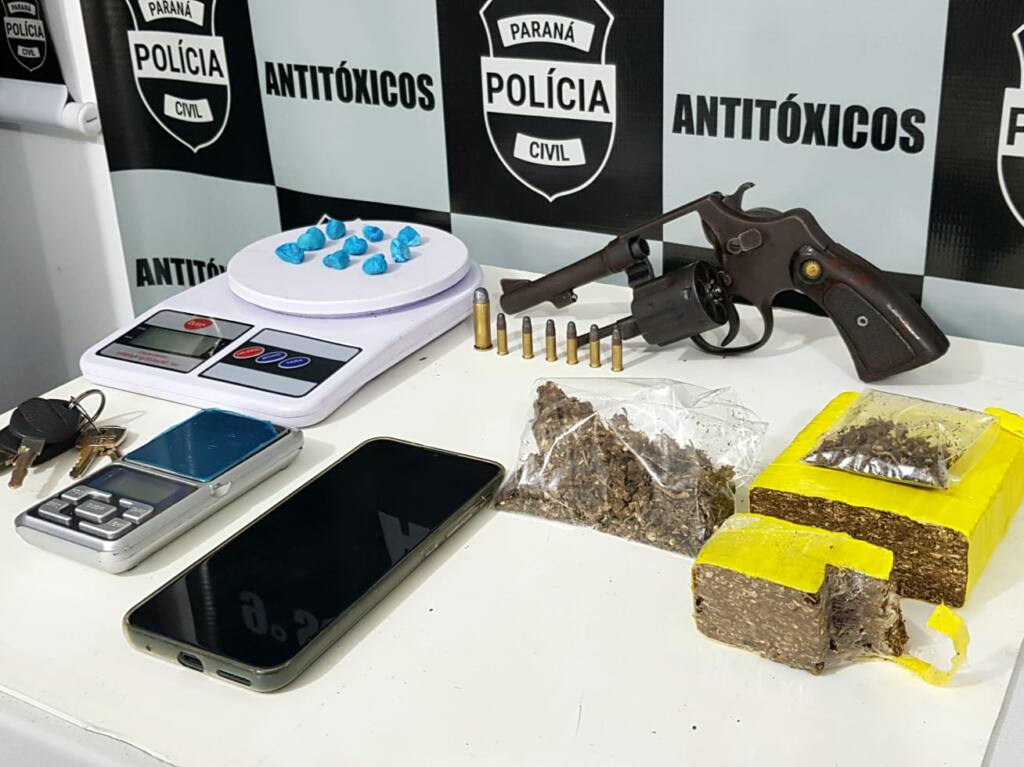 Dois traficantes do Jardim Paulista são presos com drogas e arma de fogo