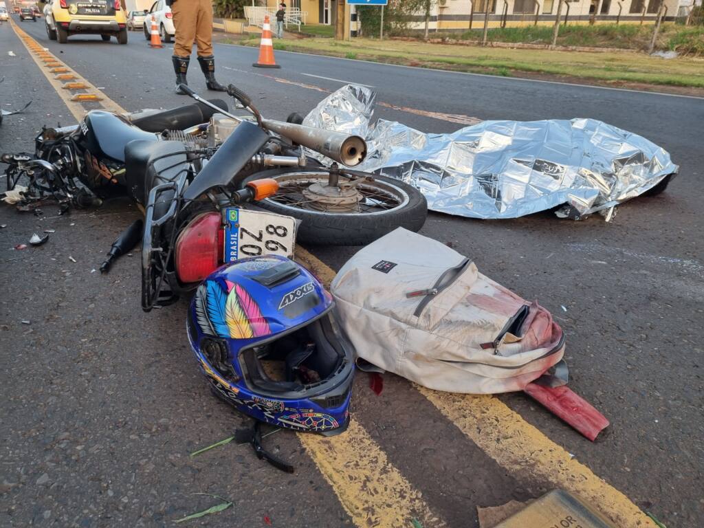 Motociclista morre de acidente no Contorno Sul de Maringá