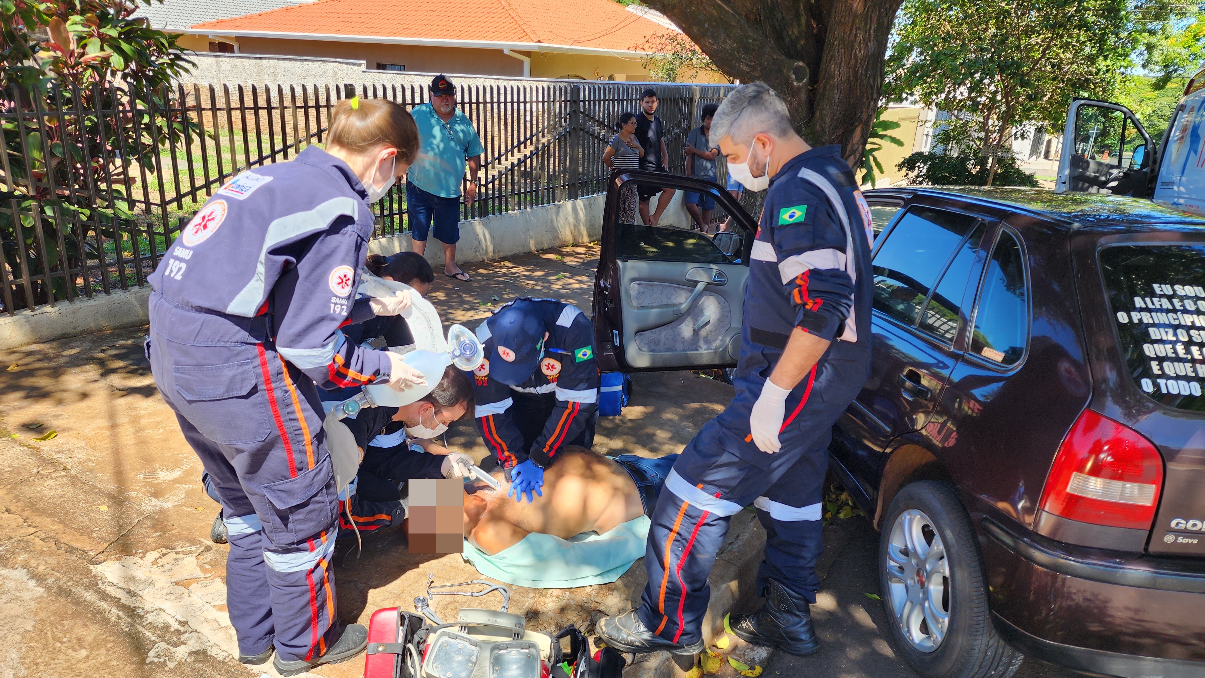 Idoso que passou mal ao volante em Maringá morre no hospital 