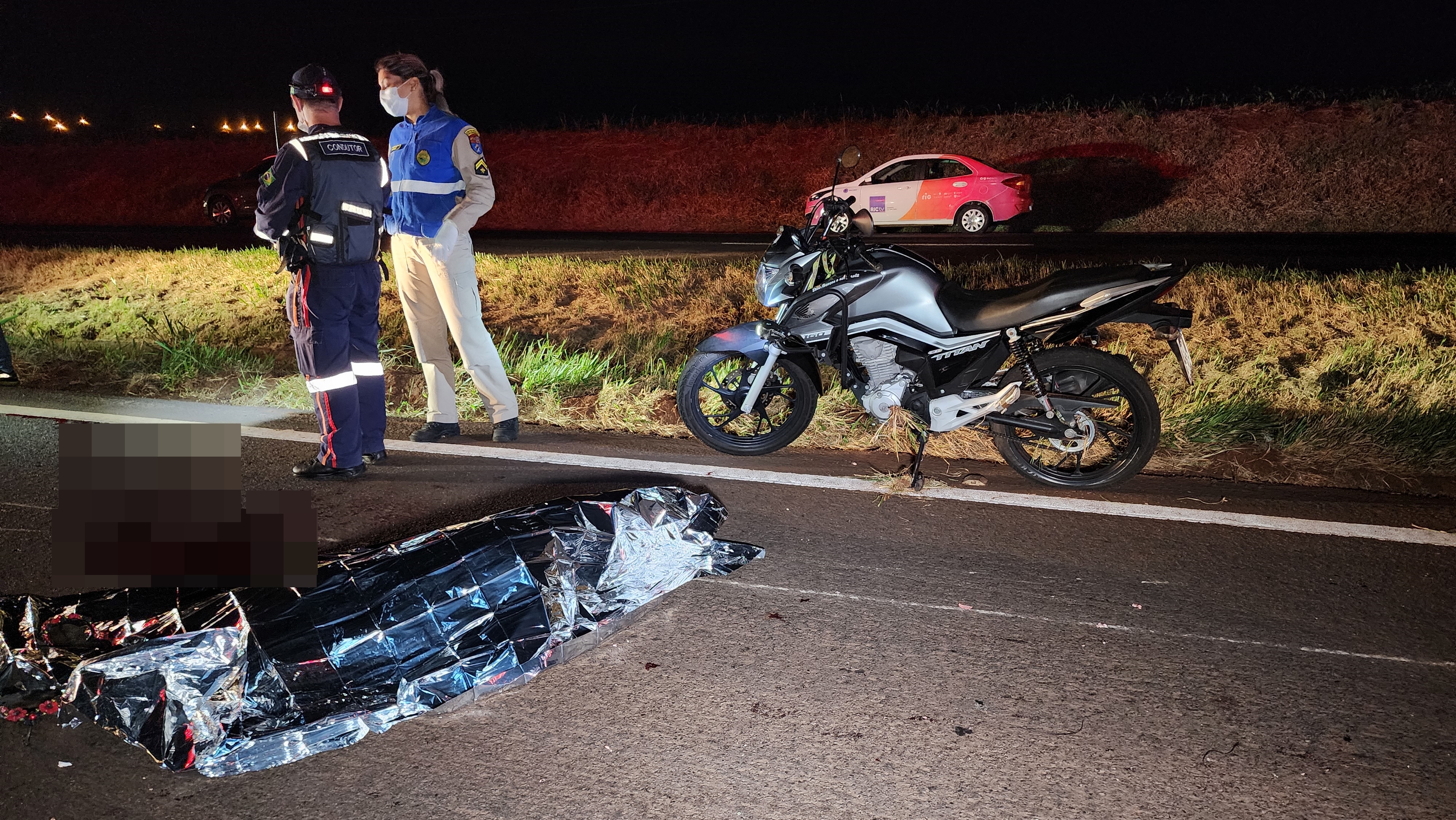 Adolescente morre ao cair de garupa de motocicleta na rodovia BR-376 em Maringá