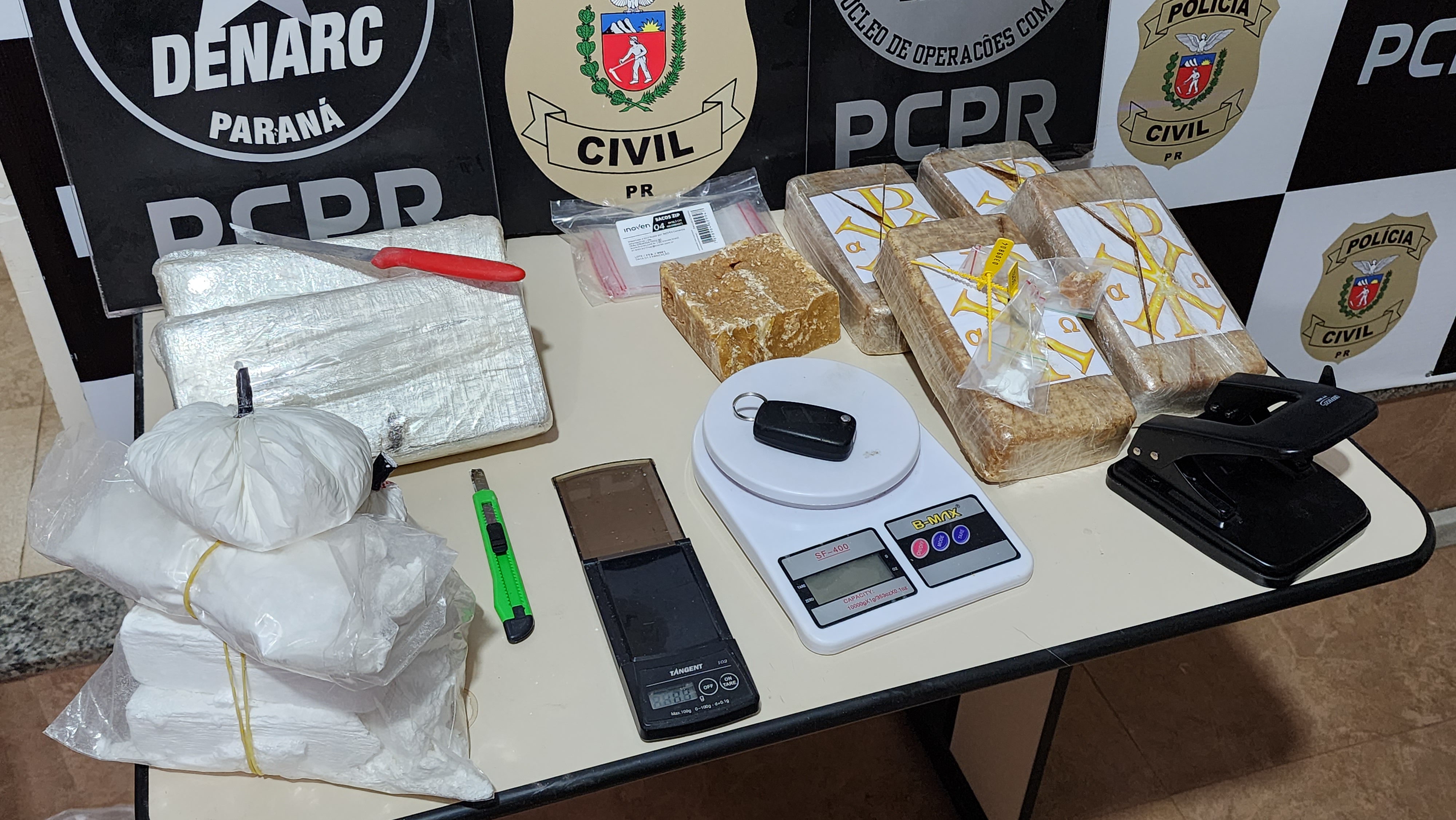 Morador de Paiçandu é preso com grande quantidade de drogas avaliada em 3 milhões de reais