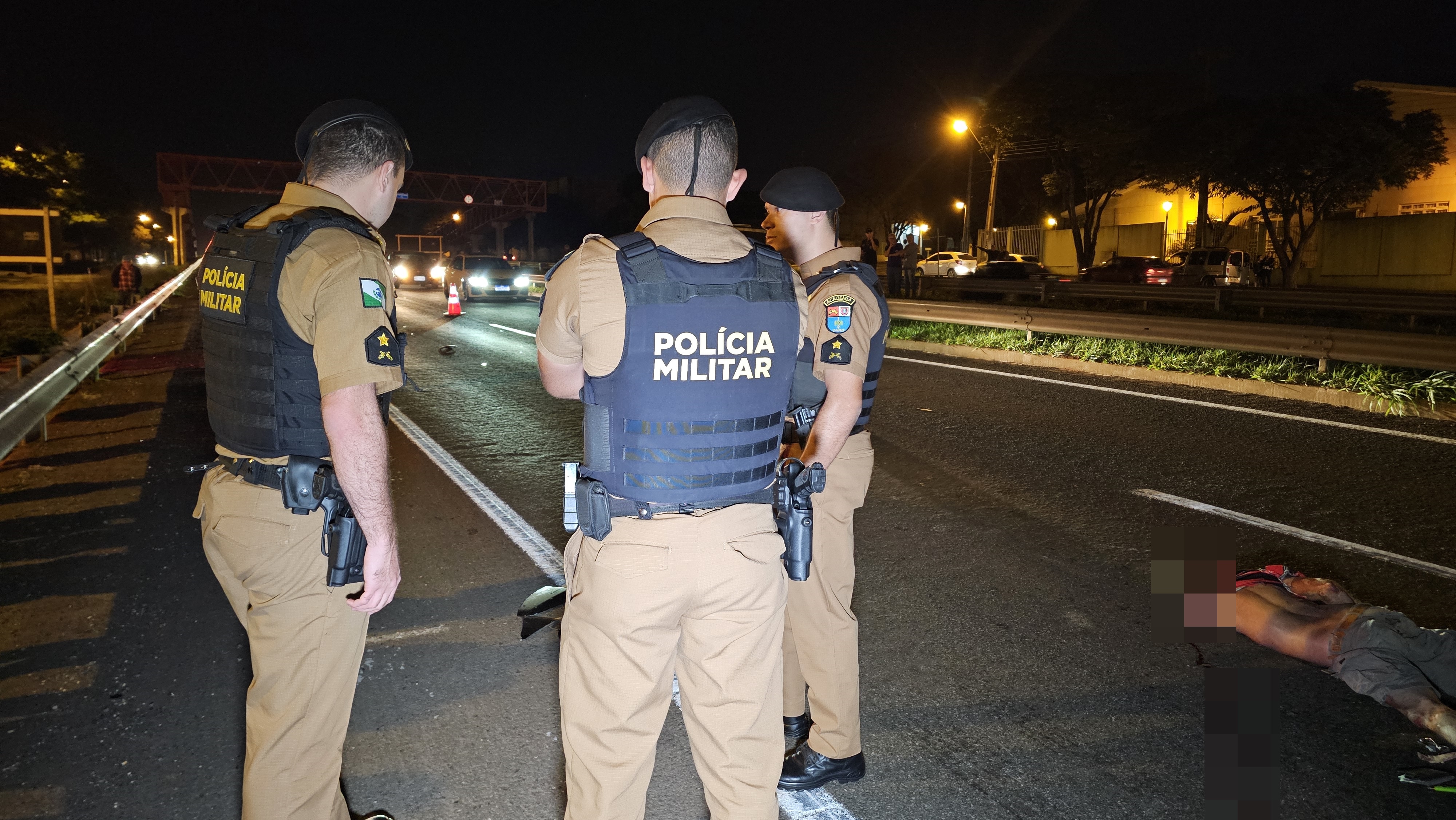 Pedreiro morre ao ser atropelado por veículo na rodovia BR-376 em Maringá