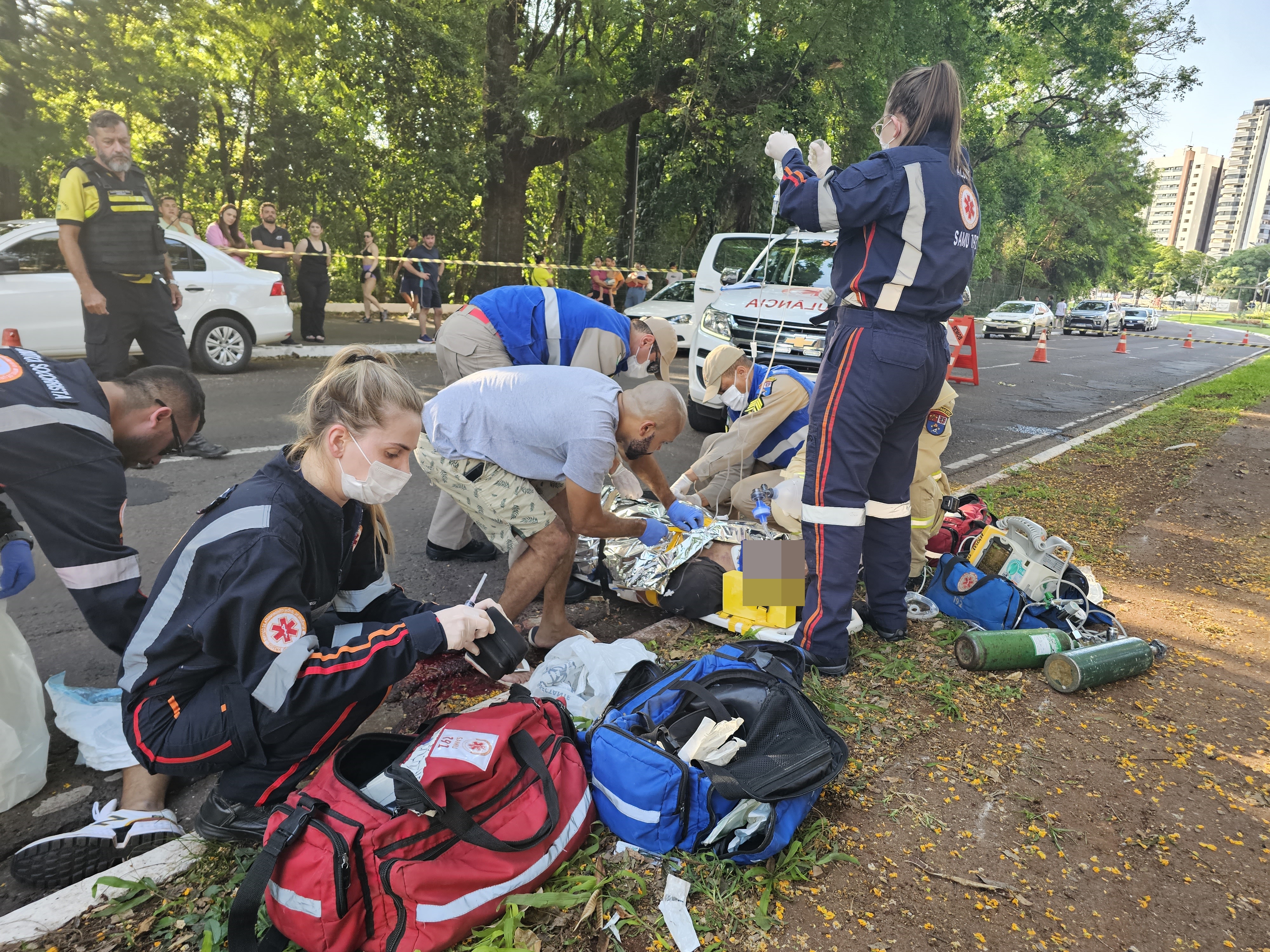 Motociclista que amputou perna durante acidente em Maringá morre no hospital