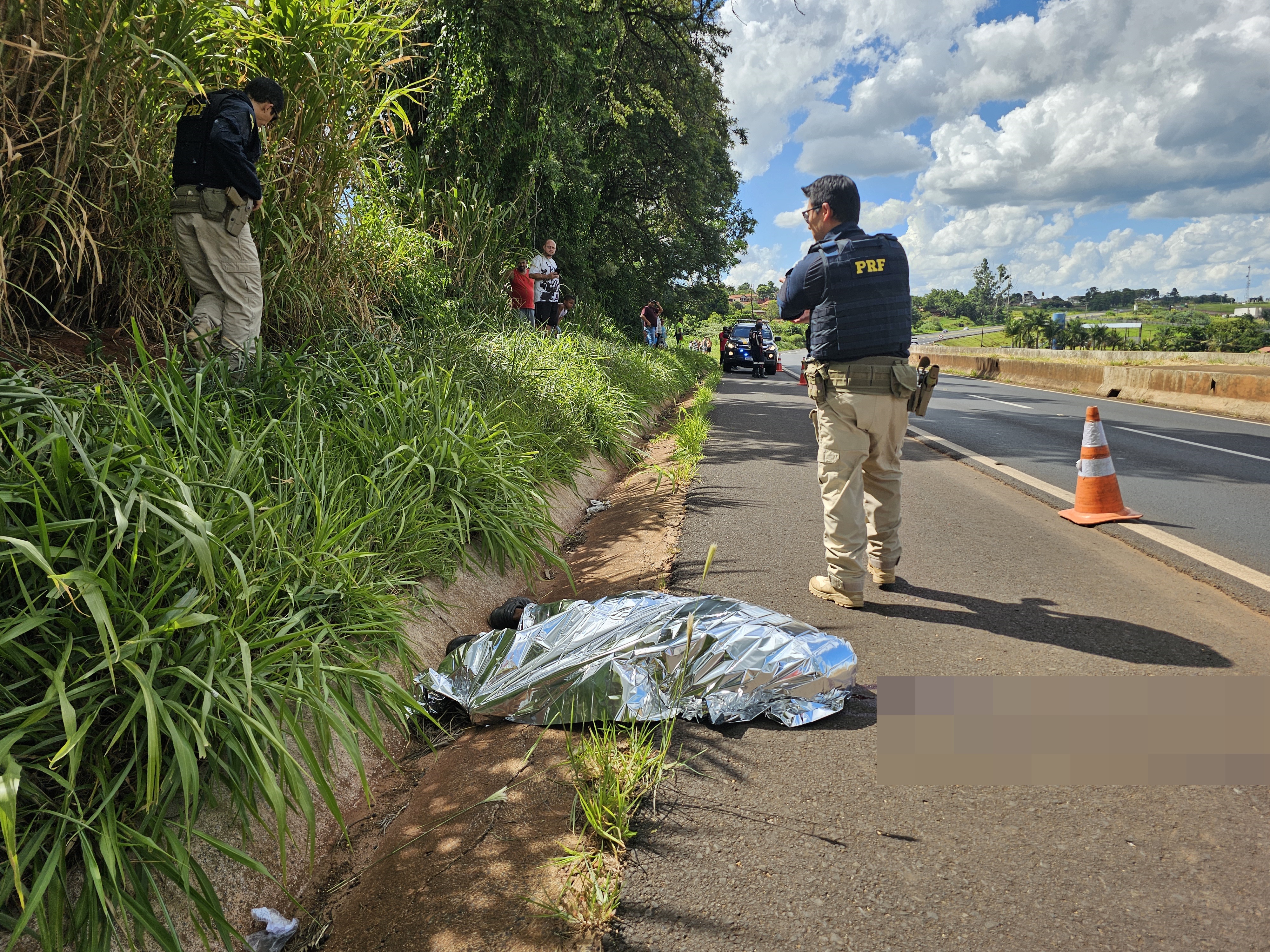 Homem de 47 anos morre ao ser atropelado por veículo na rodovia de Mandaguaçu