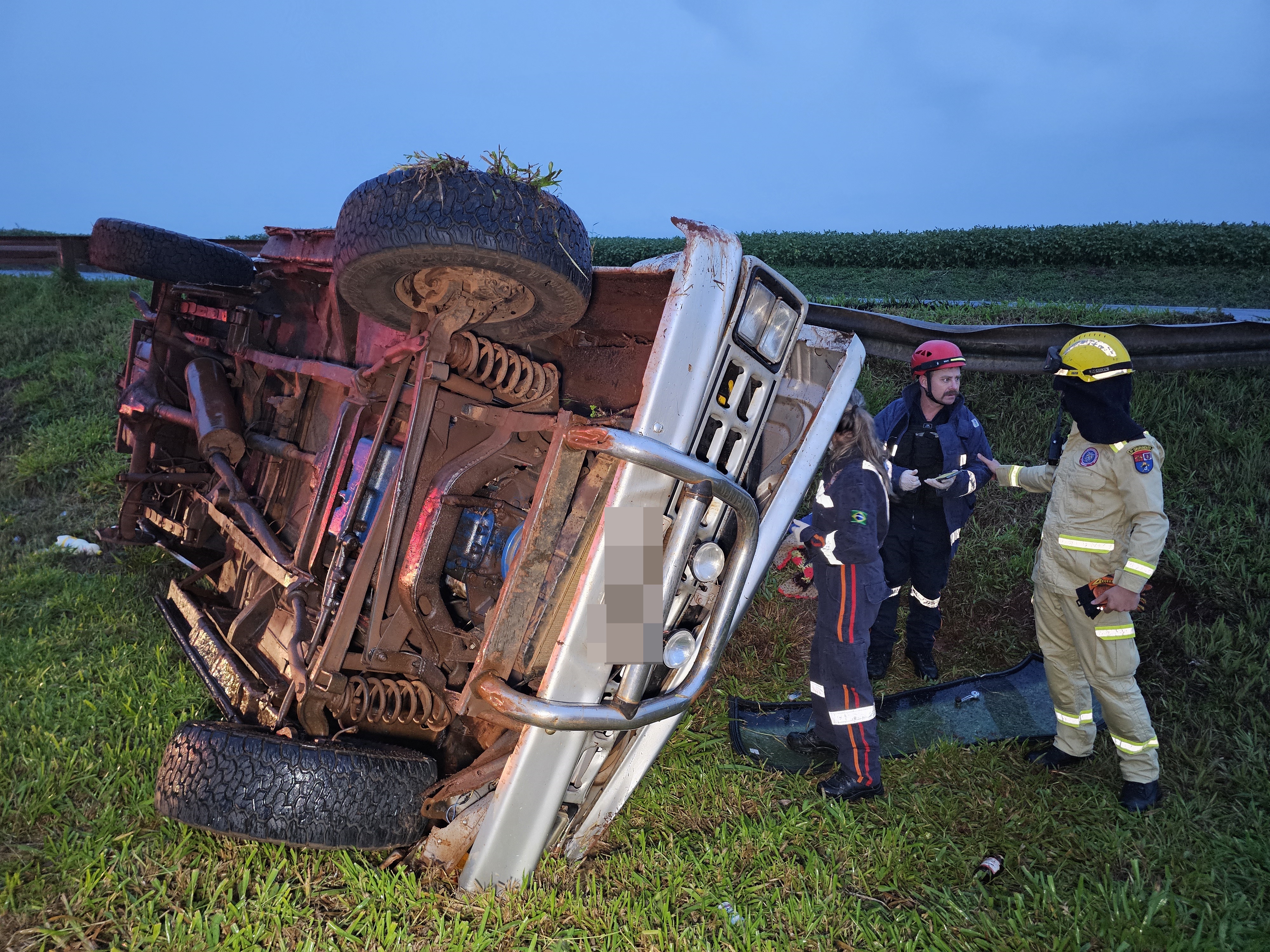 Motorista de camionete morre ao capotar na rodovia de Floresta