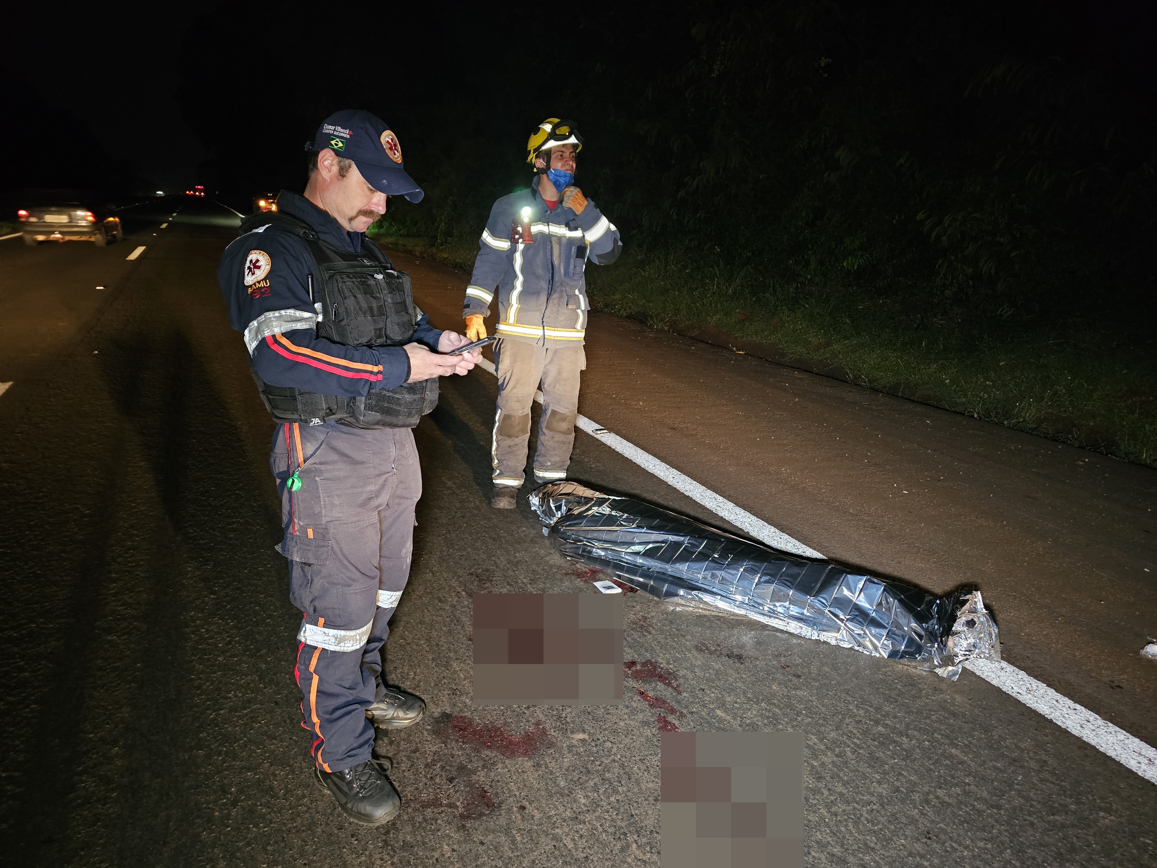 Homem ainda sem identificação morre atropelado por caminhão na rodovia PR-317