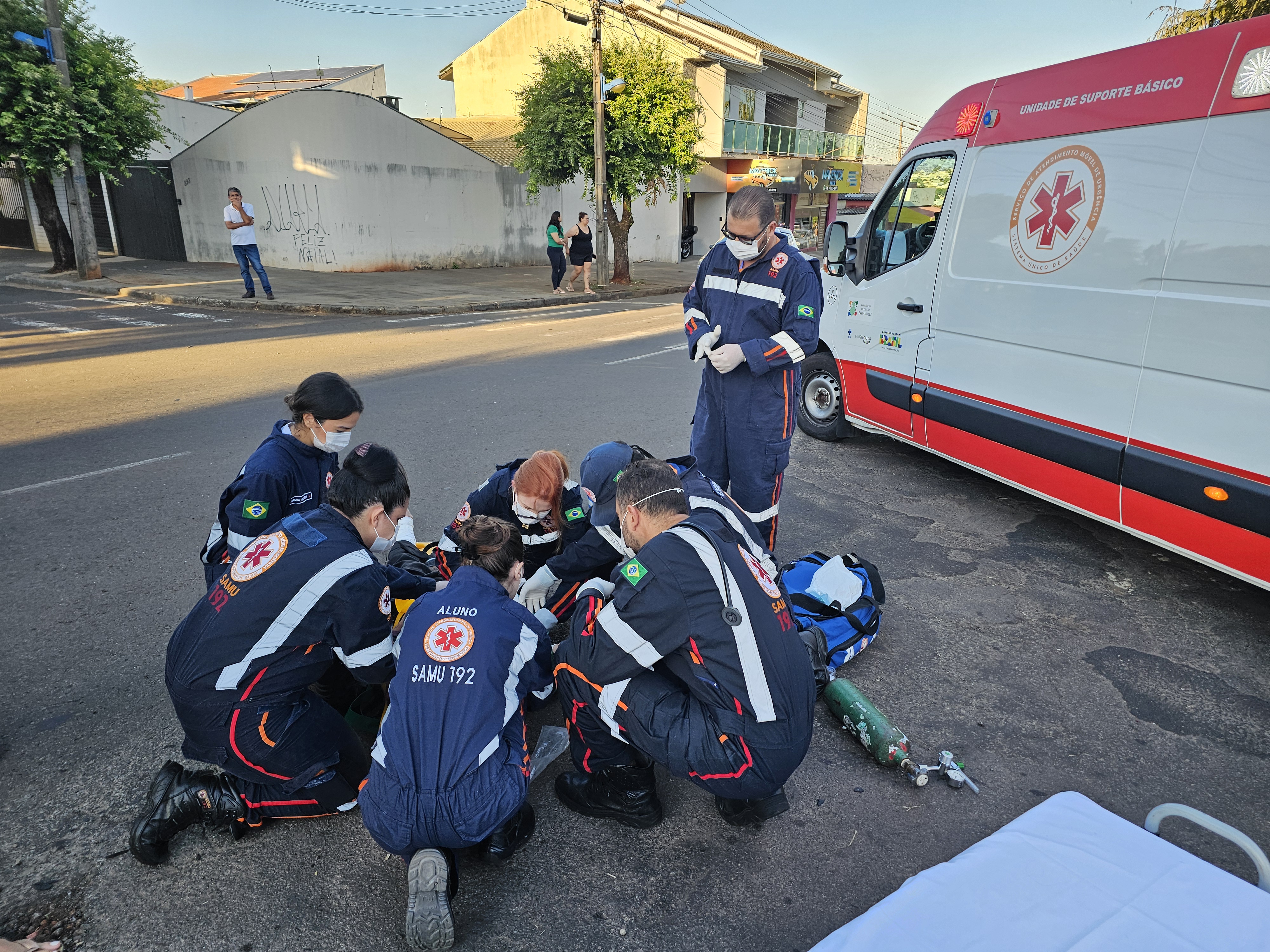 Motorista coloca a culpa no sol ao atropelar idoso de 77 anos em Maringá