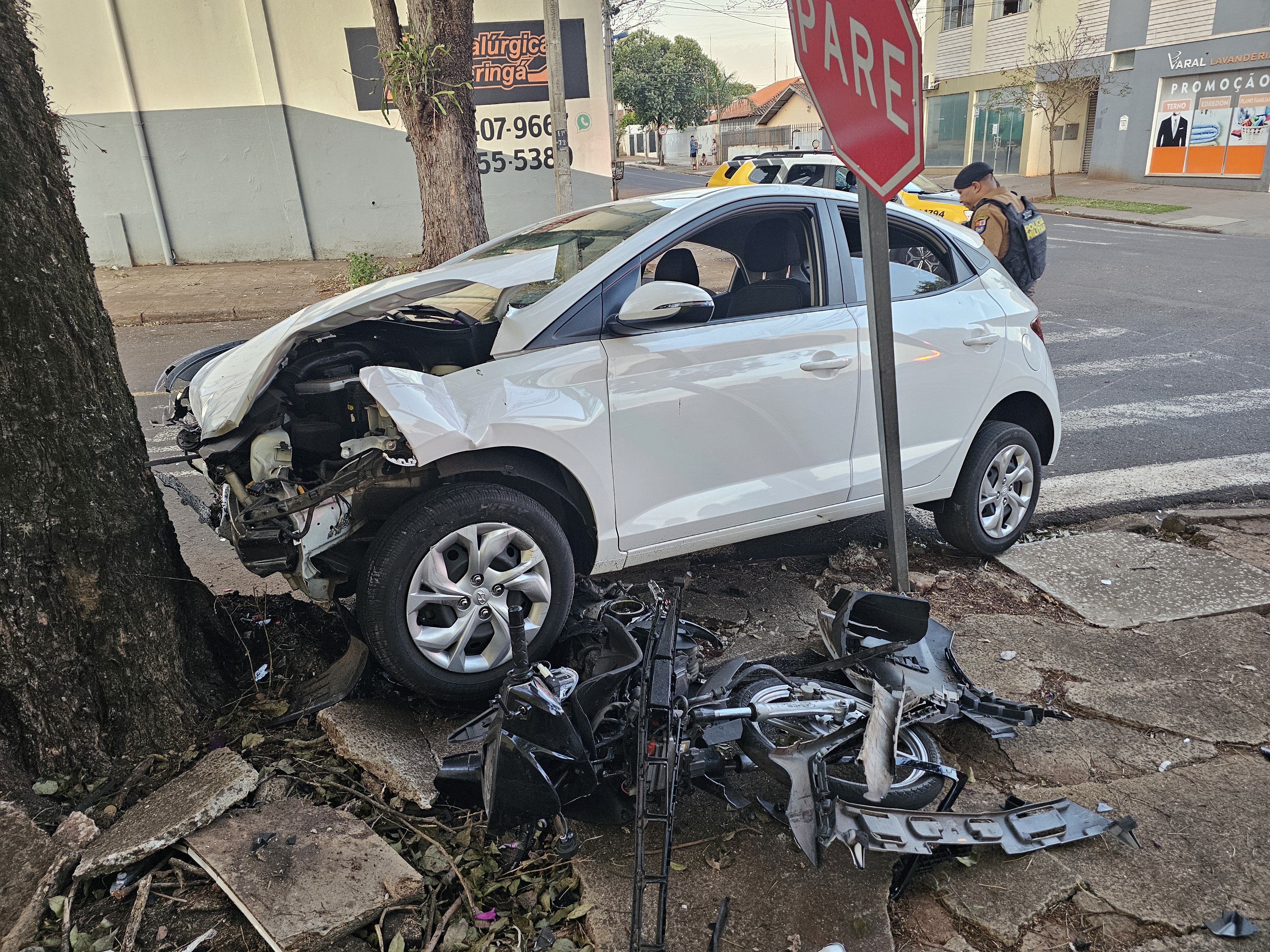 Trabalhador fica em estado gravíssimo após ser atropelado por motorista visivelmente embriagado