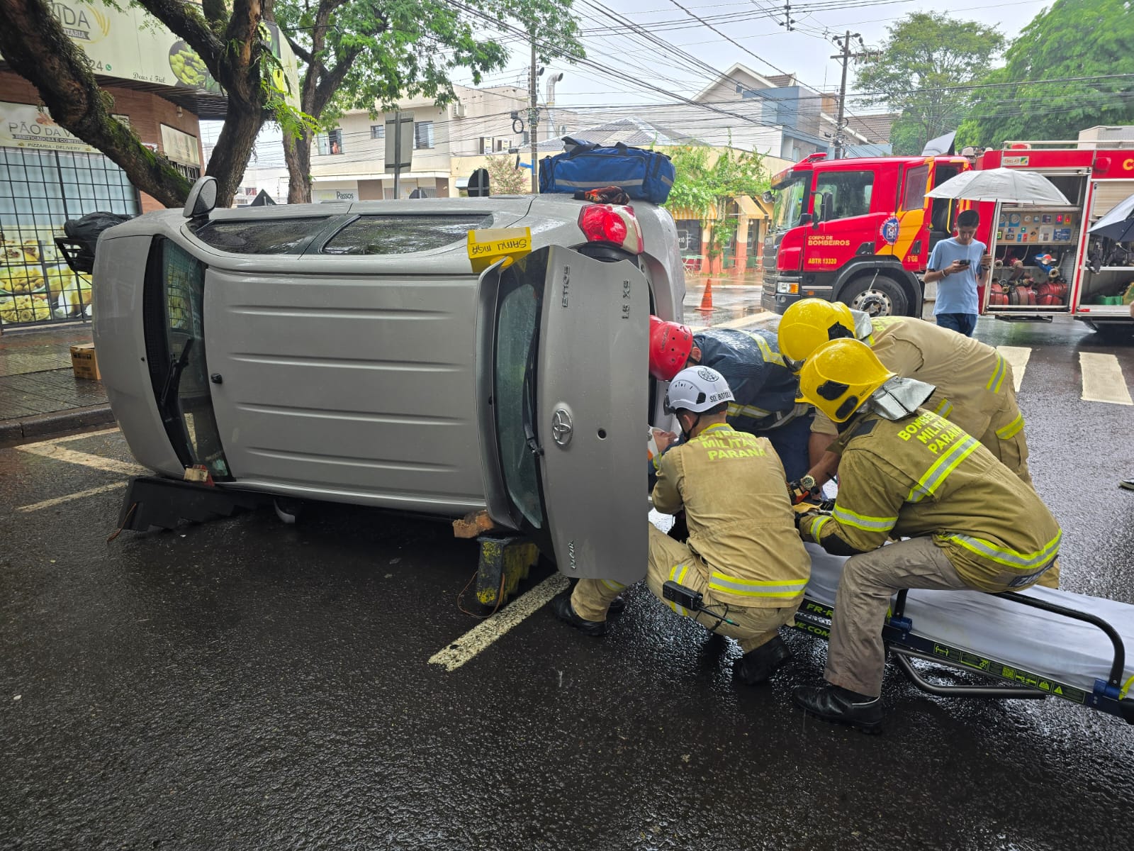 Mulher fica ferida ao sofrer acidente na Vila Operária