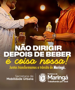 Não dirigir depois de beber